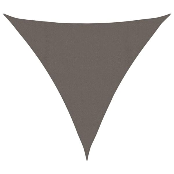 vidaXL Sunshade Sail 160 g/m&sup2; Anthracite 4.5x4.5x4.5 m HDPE