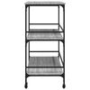 vidaXL Kitchen Trolley Grey Sonoma 100.5x50x105 cm Engineered Wood