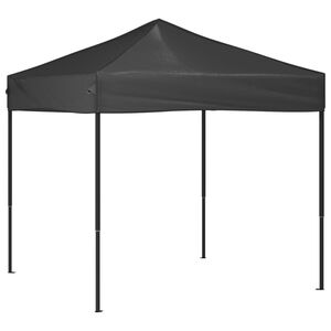 vidaXL Party Tent | Anthracite | 210D oxford fabric and steel | 2x2 m | Foldable