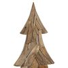 vidaXL Christmas Tree with Stand Brown 181.5 cm Solid teak wood