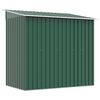 vidaXL Garden Shed Green Metal
