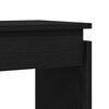 vidaXL Console Table Black oak 80 x 30 x 102 cm Engineered wood