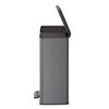 Curver Duo Pedal Bin Deco 26L+26L Cool Grey