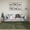 vidaXL Rug HUARTE Short Pile Soft and Washable Forest Green 200x200 cm