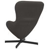 vidaXL Egg Chair Dark Grey 63 x 73 x 90 cm Fabric
