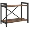 vidaXL Bookshelf 60 x 30 x 50 cm Engineered Wood Smoked Oak