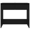 vidaXL Console Table Black 89x41x76.5 cm Steel