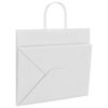 vidaXL Paper Bags 250 pcs with Handles White 32x22x28 cm
