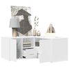 vidaXL Corner Cabinet White 160x40x45 cm Engineered Wood