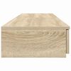 vidaXL Bed Drawers Sonoma Oak 135 x 36.5 x 16.5 cm Engineered Wood