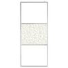 vidaXL Walk-in Shower Wall ESG Glass with Stone Design 100x195 cm