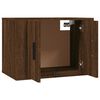 vidaXL Wall Mounted TV Cabinet Brown Oak 57x34.5x40 cm