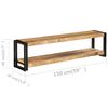 vidaXL TV Cabinet 150x30x40 cm Solid Mango Wood