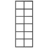 vidaXL Sliding Door with Hardware Set ESG Glass&Aluminium 76x205 cm