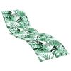 vidaXL Lounger Cushion Leaf Leaf Pattern 200 x 70 x 3 cm Oxford Fabric