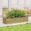 vidaXL Garden Planter 110x40x23 cm Impregnated Wood Pine