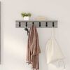 vidaXL Wall-Mounted Coat Rack Grey Sonoma 60 x 10.5 x 10.5 cm