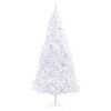 vidaXL Artificial Christmas Tree with Stand White 300 cm PVC and Steel