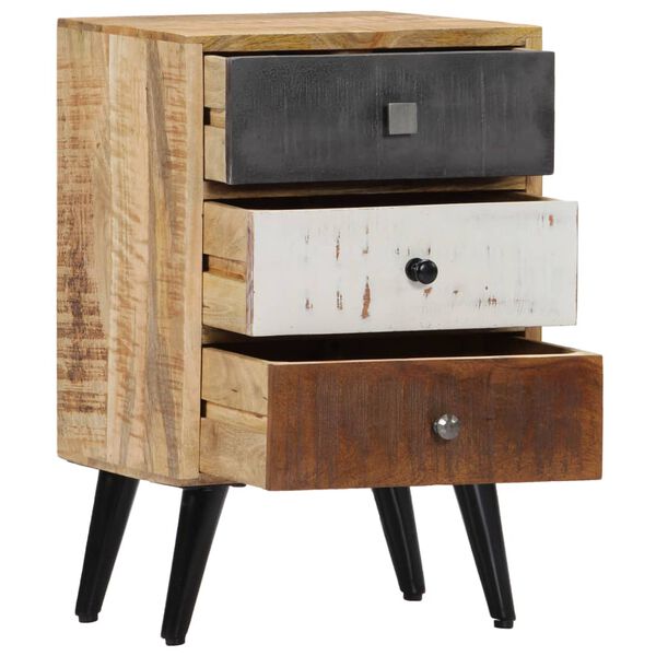 vidaXL Bedside Cabinet 40x30x60 cm Solid Mango Wood
