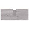 vidaXL Bathroom Cabinet Grey Sonoma 80x33x60 cm Engineered Wood