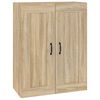 vidaXL Hanging Wall Cabinet Sonoma Oak 69.5x32.5x90 cm