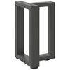 vidaXL Coffee Table Legs T-Shaped&nbsp;2 pcs Anthracite 38x25x(42-43) cm Steel