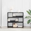 vidaXL Book Shelf Black Oak 100 x 33 x 94.5 cm Engineered Wood