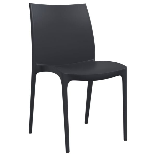 vidaXL Garden Chairs 2 pcs Anthracite 50x46x80 cm Polypropylene