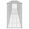 vidaXL Gabion Wall with Covers Galvanised Steel 300x30x50 cm