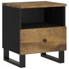 vidaXL Bedside Cabinet Solid Wood Mango&Engineered Wood