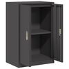 vidaXL Storage Cabinet Black 60 x 40 x 90 cm Steel