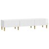 vidaXL TV Cabinet 147 x 34.5 x 30 cm High Gloss White Engineered Wood