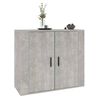 vidaXL Sideboard Concrete Grey 80x33x70 cm Engineered Wood