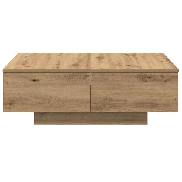 vidaXL Coffee Table Artisan Oak 90x60x31 cm Engineered Wood
