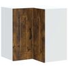 vidaXL Kitchen Wall Corner Cabinet Kalmar Smoked Oak Engineered Wood