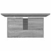 vidaXL 2 Piece Bathroom Furniture Set Grey Sonoma Engineered Wood
