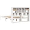 vidaXL Bookcase Bed without Mattress White 140x190 cm Solid Wood Pine