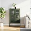 vidaXL Highboard Olive Green 68x39x111.5 cm Steel