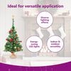 vidaXL Artificial Pre-lit Christmas Tree with Baubles Green 64 cm