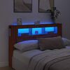 vidaXL LED Headboard Artisan Oak 160x18.5x103.5 cm Engineered Wood