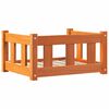 vidaXL Dog Bed with Storage Wax Brown 55 x 45 x 28 cm Solid Pine Wood