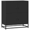 vidaXL Sideboard Black 68x35x76 cm Engineered Wood