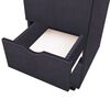 vidaXL Drawer Unit 33x45x60 cm Black