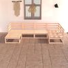 vidaXL 6 Piece Garden Lounge Set Solid Pinewood
