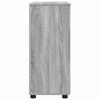 vidaXL Bathroom Cabinet with Storage Grey Sonoma 60 x 35 x 80 cm