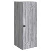 vidaXL Wall-Mounted Cabinet Grey Sonoma 33 x 34.5 x 90 cm