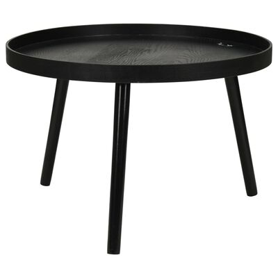 Home&Styling 2 Piece Side Table Set Round Black