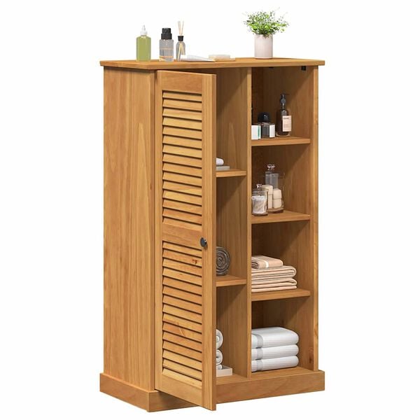 vidaXL Bathroom Cabinet VIGO Brown and Honey Brown 68 x 34 x 110 cm