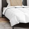 vidaXL Winter Duvet with Pillow 2 pcs White Down Feather