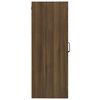 vidaXL Hanging Wall Cabinet Brown Oak 69.5x34x90 cm